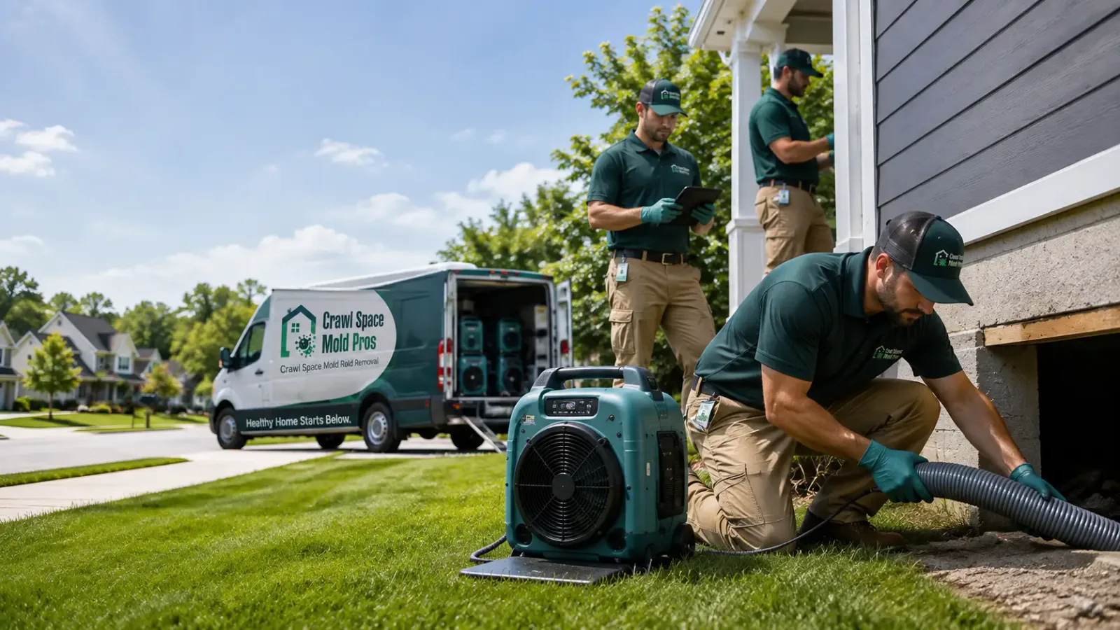 Crawl Space Mold Removal in Sanborn, ND